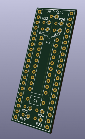 3D-Ansicht der Platine 3D-Ansicht der Platine